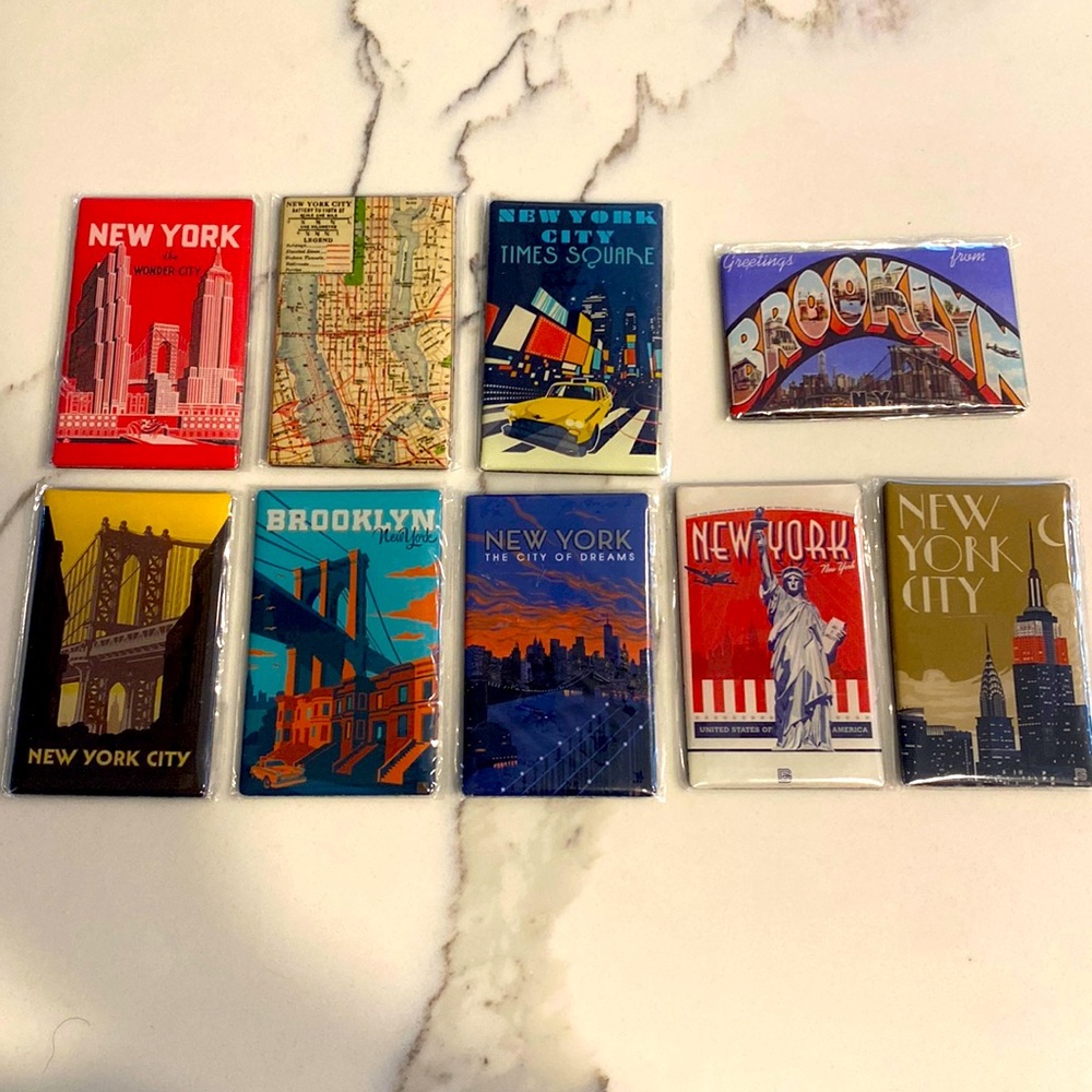 9 Pc NYC MAGNET set